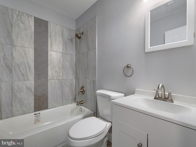 1079 Notley Ct, Pasadena, MD 21122 - full bath with tub / shower combination, toilet, and vanity