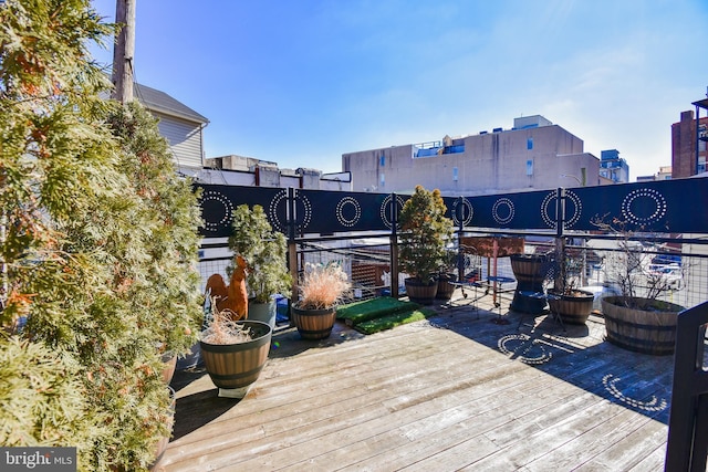 1830 Columbia Rd NW, Washington, DC 20009 - view of wooden terrace