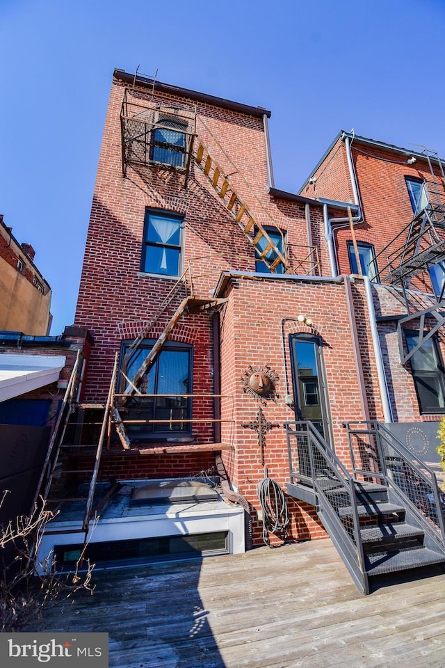 1830 Columbia Rd NW, Washington, DC 20009 - back of house featuring brick siding