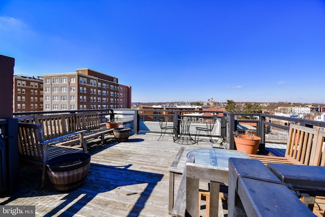 1830 Columbia Rd NW, Washington, DC 20009 - view of wooden terrace