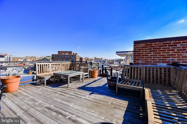 1830 Columbia Rd NW, Washington, DC 20009 - view of wooden terrace