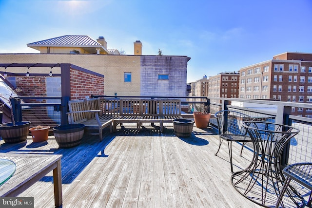 1830 Columbia Rd NW, Washington, DC 20009 - view of wooden terrace