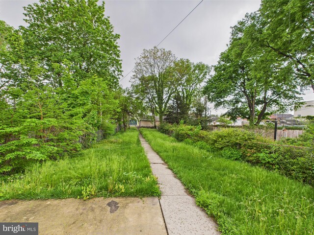 view of road featuring sidewalks