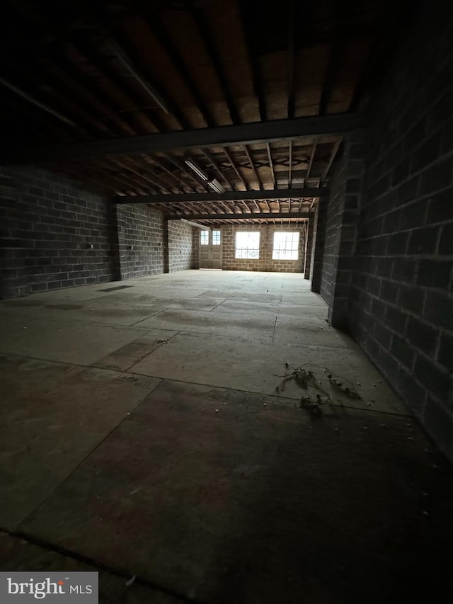 view of attic