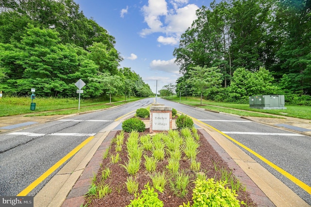 2808 Saint Marys View Rd, Accokeek, MD 20607 - view of road with traffic signs, sidewalks, and curbs