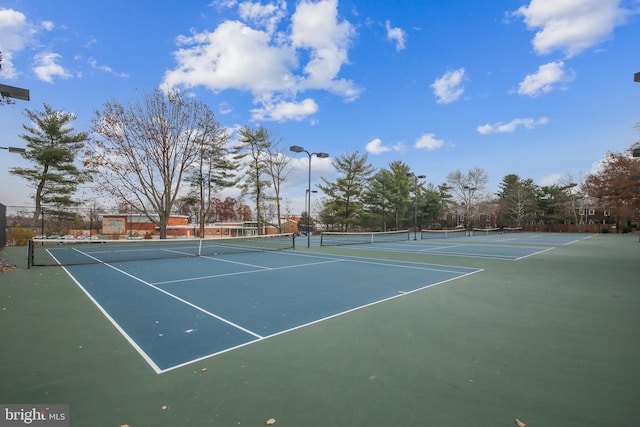 4829 27th Rd S, Arlington, VA 22206 - view of tennis court featuring community basketball court and fence