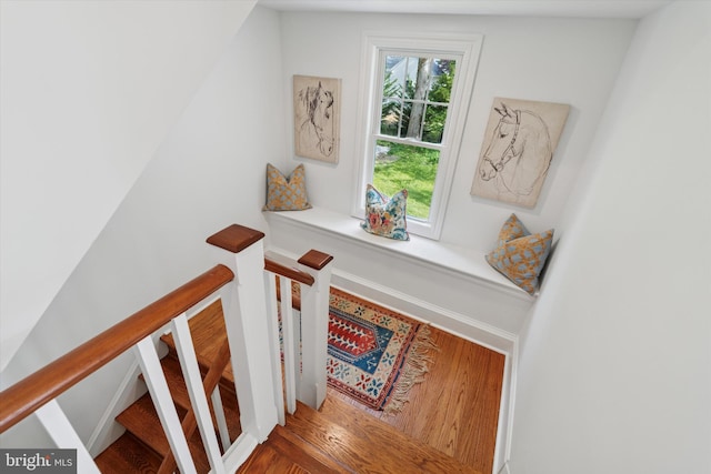 view of staircase