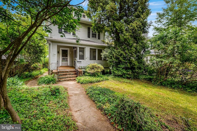 view of front of home