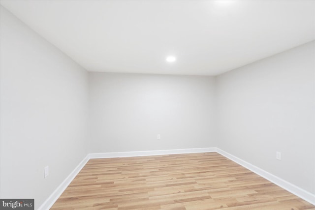 2312 Edmondson Ave, Baltimore, MD 21223 - spare room with light wood-style flooring, baseboards, and recessed lighting