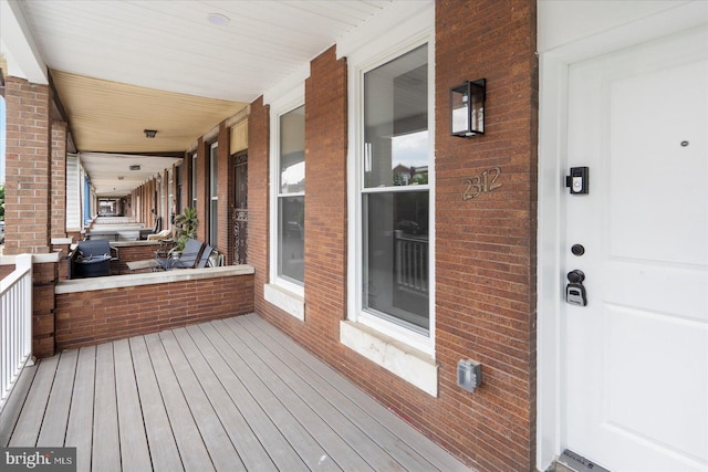 2312 Edmondson Ave, Baltimore, MD 21223 - deck with covered porch