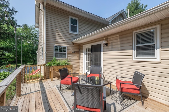 1501 Long Corner Rd, Mount Airy, MD 21771 - view of wooden deck
