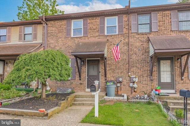 multi unit property with brick siding