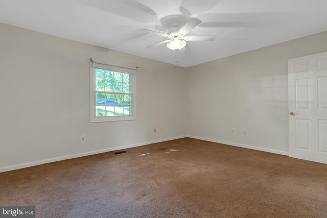 1711 Tedbury St, Crofton, MD 21114 - unfurnished room featuring carpet flooring, a ceiling fan, and baseboards