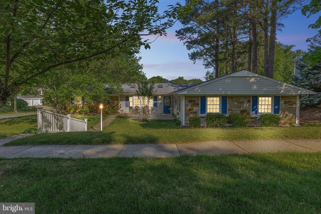 1711 Tedbury St, Crofton, MD 21114 - view of front of property featuring stone siding