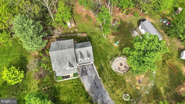 drone / aerial view