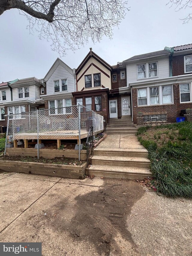 3313 Saint Vincent St, Philadelphia, PA 19149 - back of property featuring brick siding
