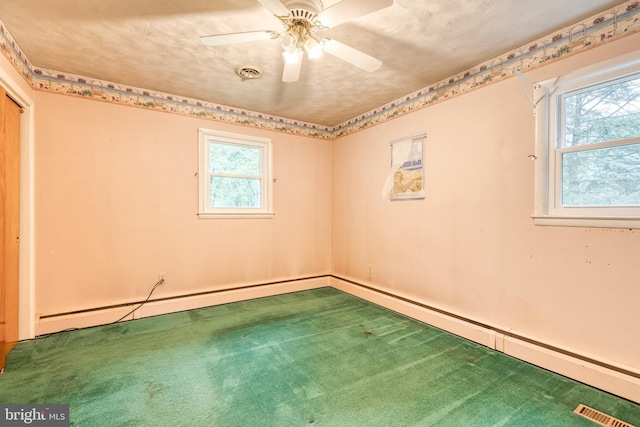 407 Stately Dr, Pasadena, MD 21122 - empty room with carpet and a ceiling fan