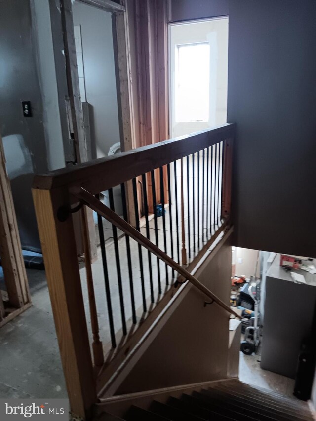 view of staircase