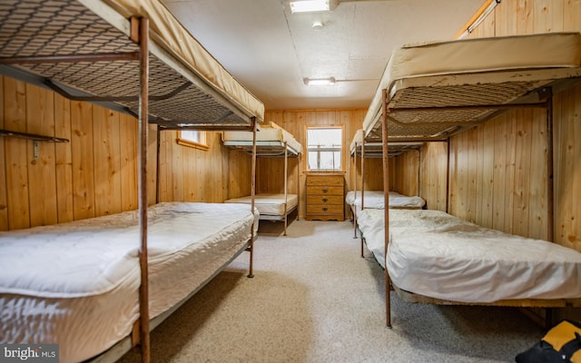 220 Gillens Rd, Mill Hall, PA 17751 - carpeted bedroom with wooden walls