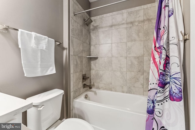 803 Rexford Way, Upper Marlboro, MD 20774 - bathroom with toilet and shower / bathtub combination with curtain