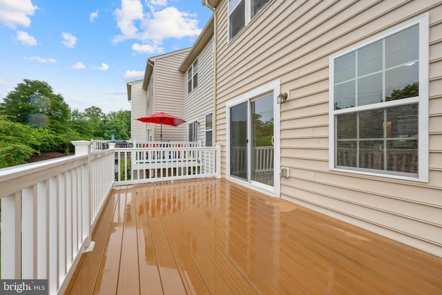 107 Bancroft Dr Unit 96, Fredericksburg, VA 22405 - view of wooden deck