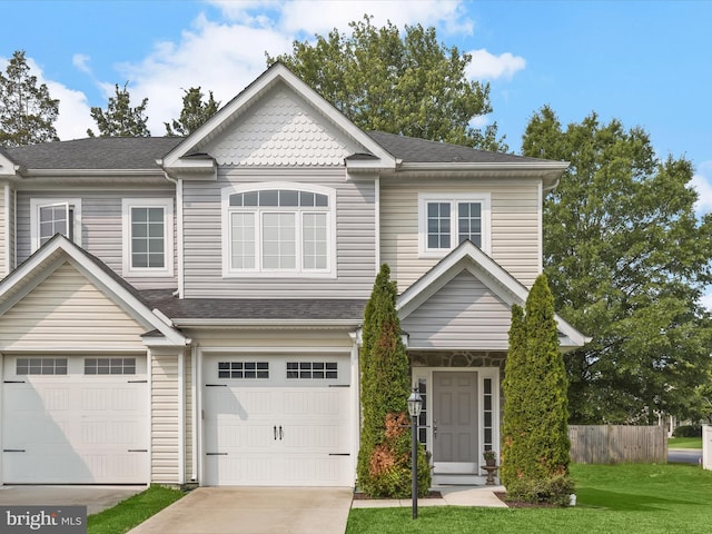 300 Grace Way, Laurel, MD 20707 - view of front of property with an attached garage, driveway, and roof with shingles