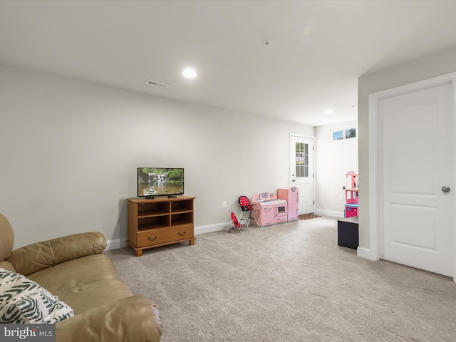 300 Grace Way, Laurel, MD 20707 - game room with carpet flooring, baseboards, and recessed lighting