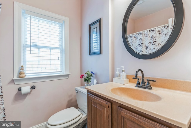 8200 Marshall Corner Rd, Pomfret, MD 20675 - bathroom featuring toilet and vanity