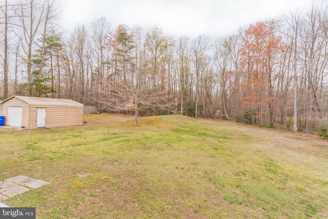 8200 Marshall Corner Rd, Pomfret, MD 20675 - view of grassy yard featuring an outbuilding and a garage
