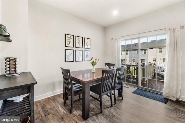 10732 Lamoka Ln, New Market, MD 21774 - dining space featuring wood finished floors and baseboards