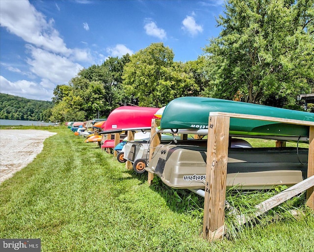 10732 Lamoka Ln, New Market, MD 21774 - view of home's community with a yard and a forest view