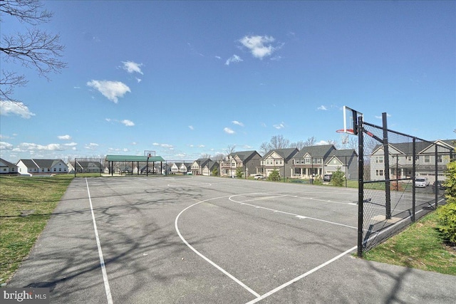 10732 Lamoka Ln, New Market, MD 21774 - view of basketball court with community basketball court and a residential view