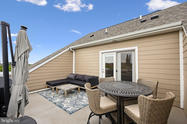 2627 Loganberry Dr, Herndon, VA 20171 - view of patio / terrace featuring an outdoor hangout area