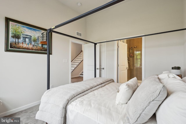 2627 Loganberry Dr, Herndon, VA 20171 - bedroom featuring baseboards, carpet, and ensuite bathroom