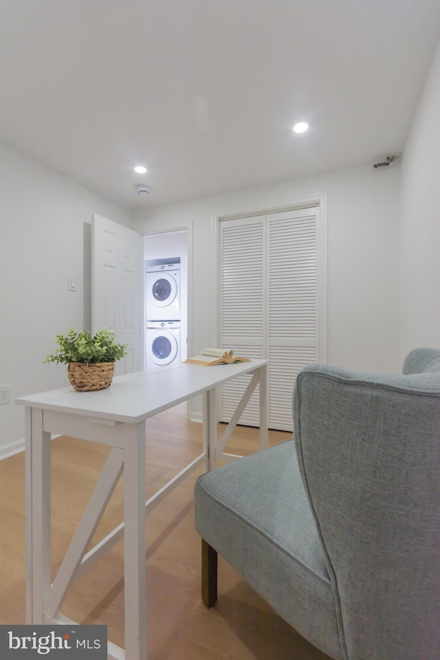 5446 Varnum St, Bladensburg, MD 20710 - office space featuring stacked washer / dryer and recessed lighting