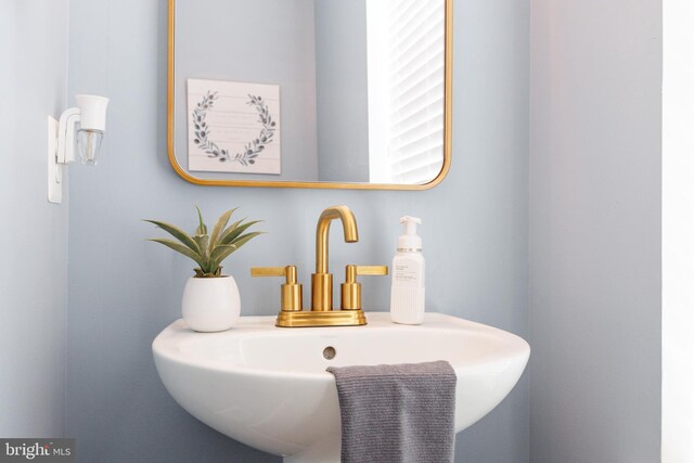 bathroom with a sink