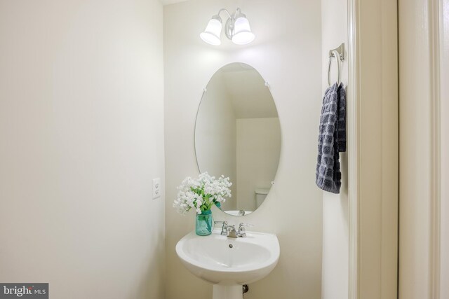 bathroom with a sink