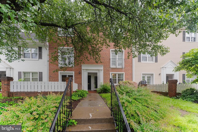 2605 S Walter Reed Dr Unit A, Arlington, VA 22206 - townhome / multi-family property with french doors and brick siding