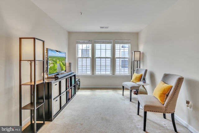 2708 Lake Forest Dr, Upper Marlboro, MD 20774 - living area featuring carpet floors and baseboards