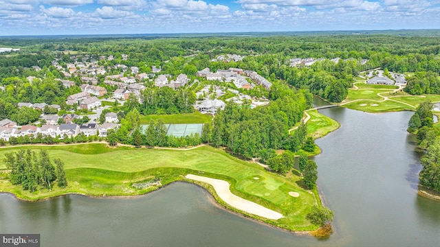 2708 Lake Forest Dr, Upper Marlboro, MD 20774 - aerial view of property and surrounding area with nearby suburban area and a golf club