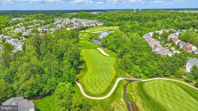 2708 Lake Forest Dr, Upper Marlboro, MD 20774 - aerial view of residential area with a large body of water and a local golf course