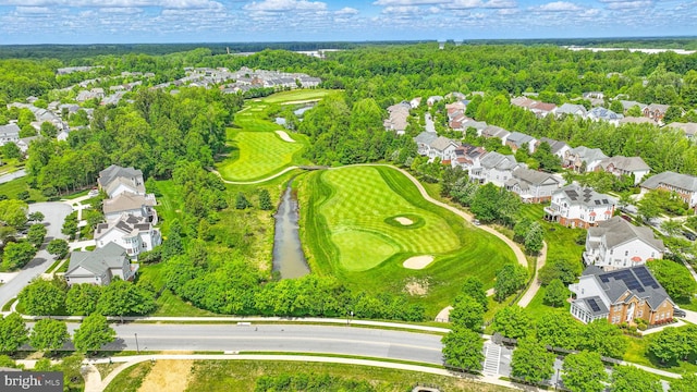 2708 Lake Forest Dr, Upper Marlboro, MD 20774 - aerial perspective of suburban area featuring a golf course and a large body of water