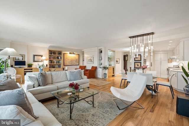 700 New Hampshire Ave NW Unit 507, Washington, DC 20037 - living room with light wood finished floors