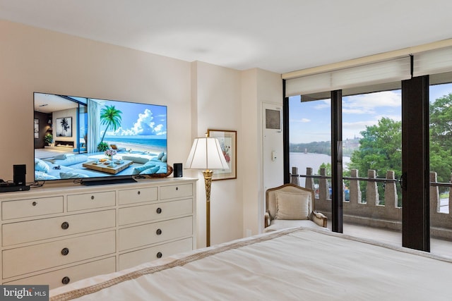 700 New Hampshire Ave NW Unit 507, Washington, DC 20037 - bedroom featuring a water view and access to exterior