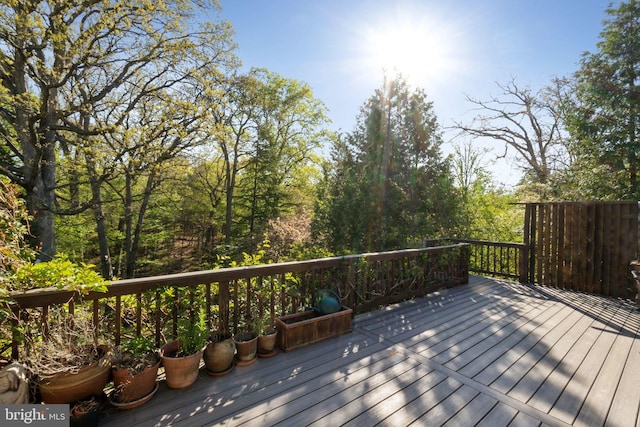 7017 Woodland Ave, Takoma Park, MD 20912 - view of deck