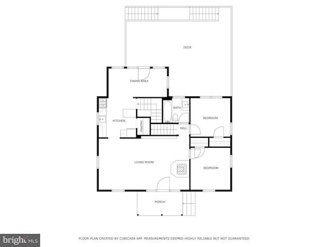 7017 Woodland Ave, Takoma Park, MD 20912 - floor plan / room layout