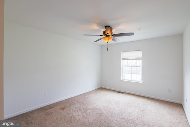 596 Claiborne Road, North East, MD 21901 - empty room featuring a ceiling fan, carpet floors, and baseboards