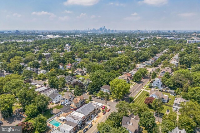 504 Richey Ave, Collingswood, NJ 08107 - aerial view of property and surrounding area with nearby urban area