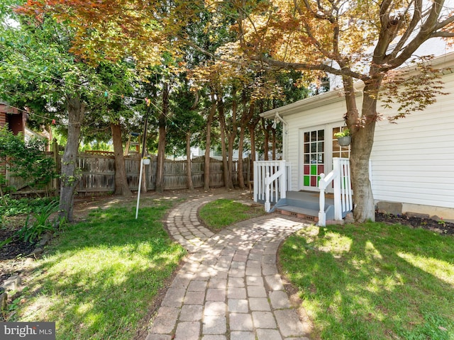 view of yard