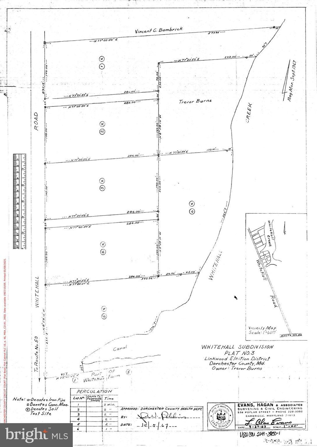 map of parcels